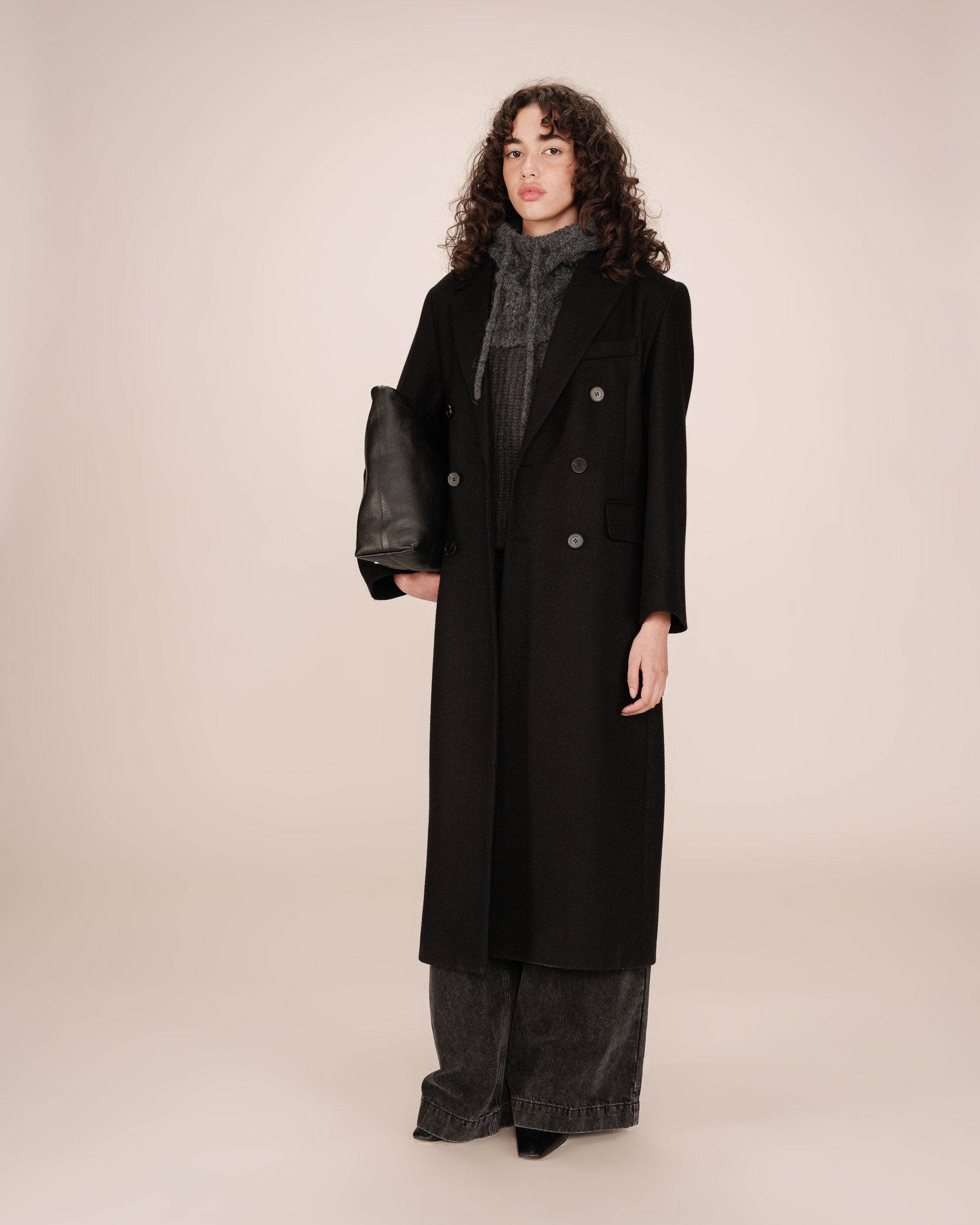 Manteau Noir Smith