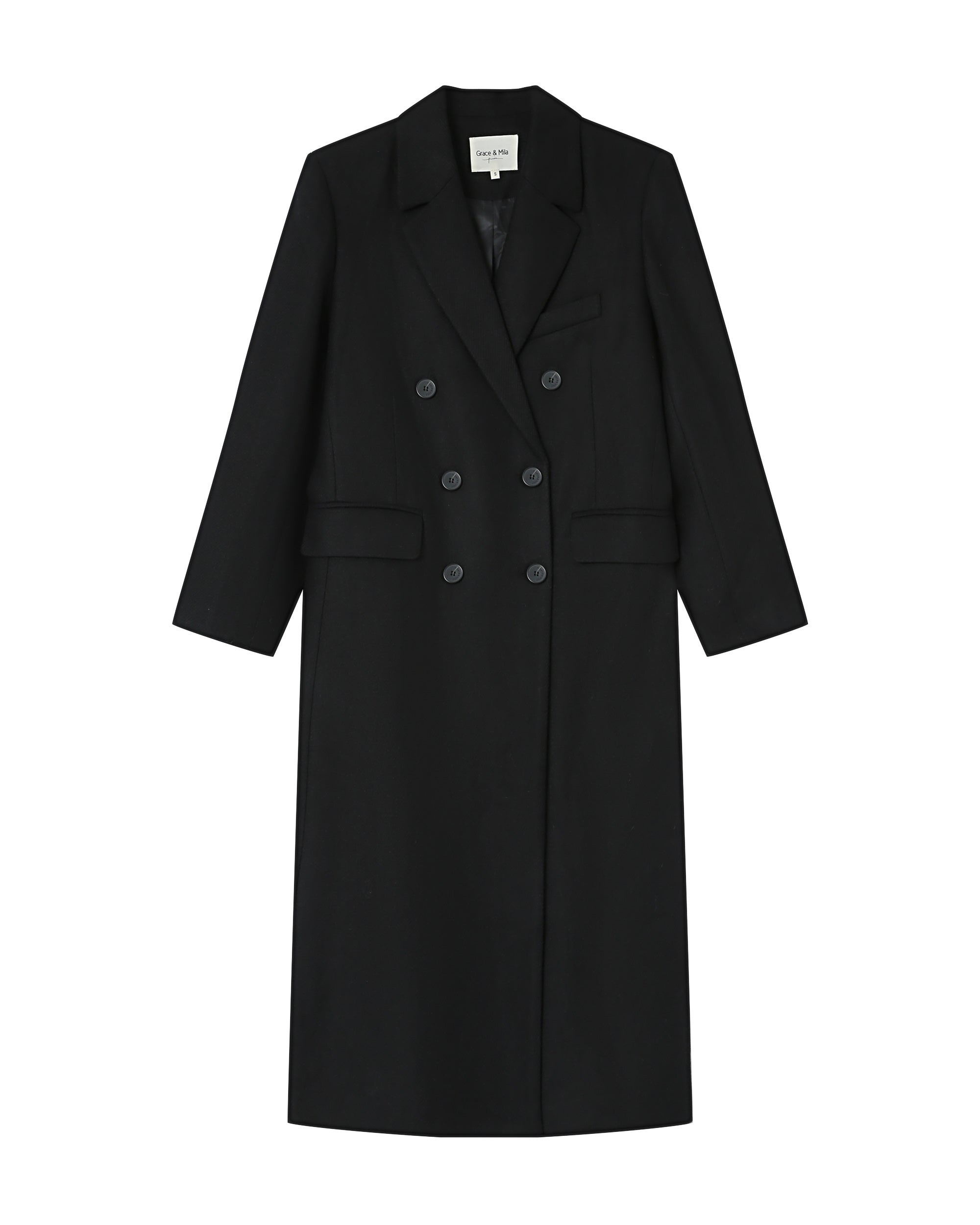 Manteau Noir Smith