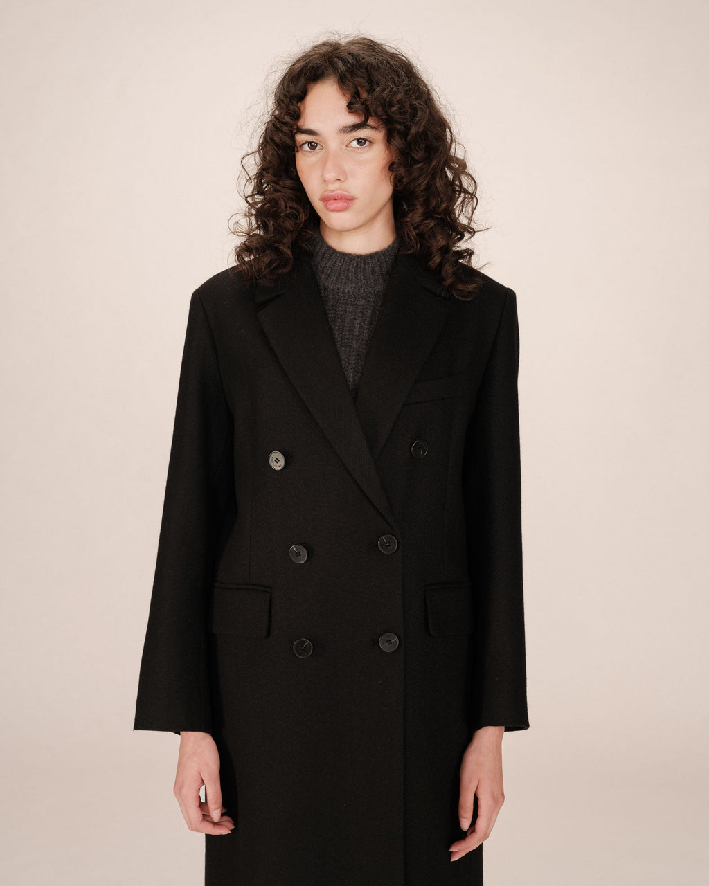 Manteau Noir Smith
