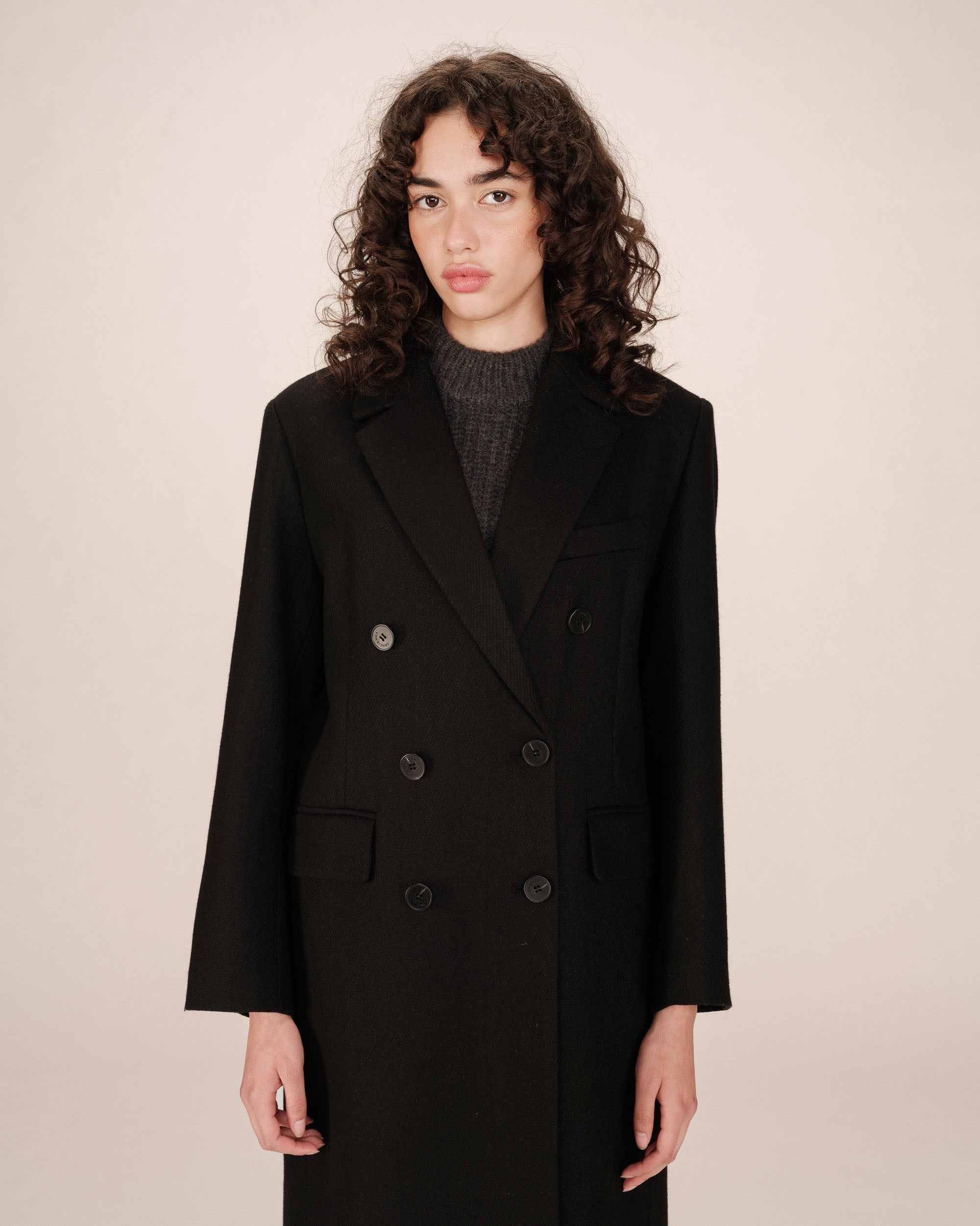 Manteau Noir Smith