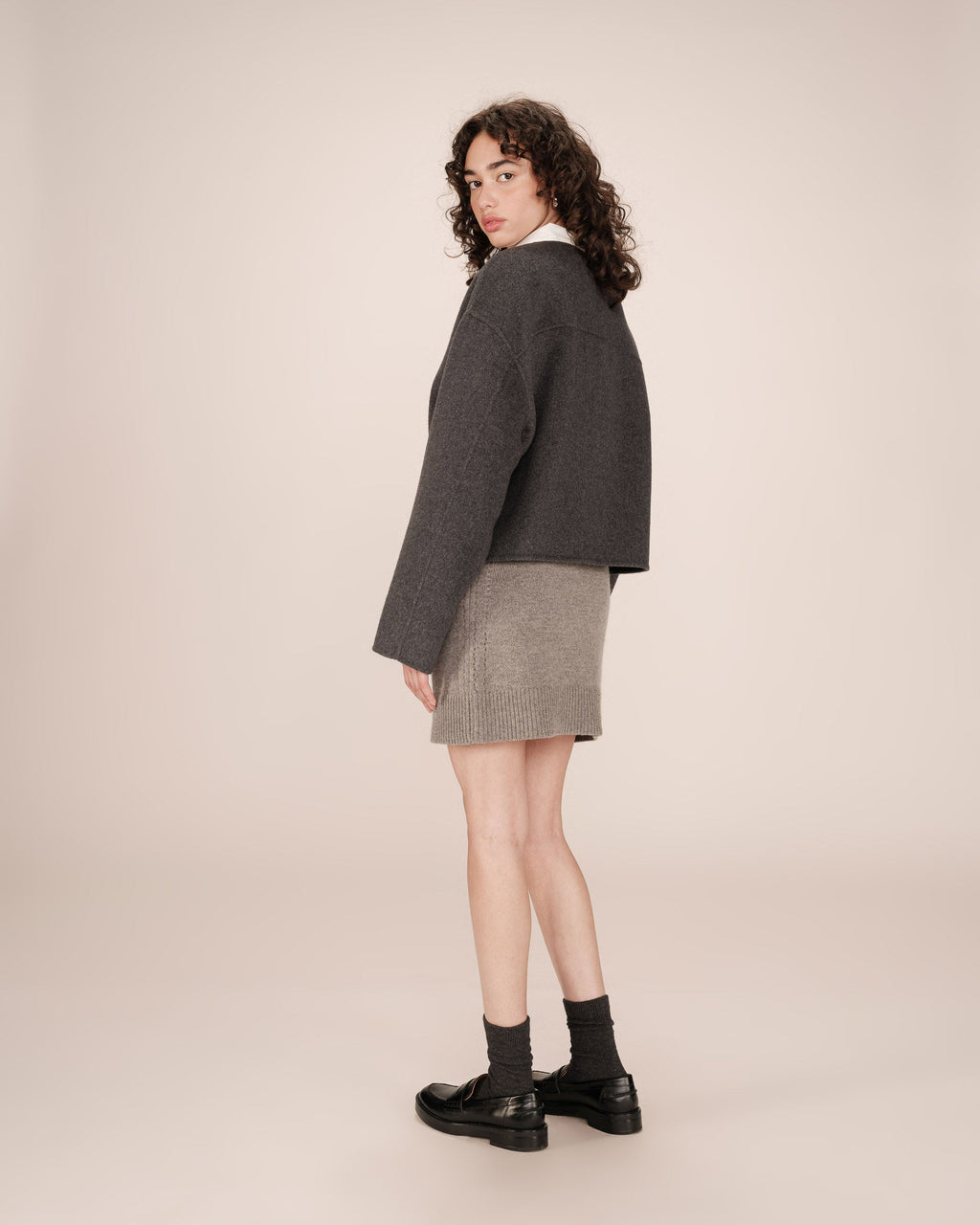 Veste Boxy Anthracite Stomy