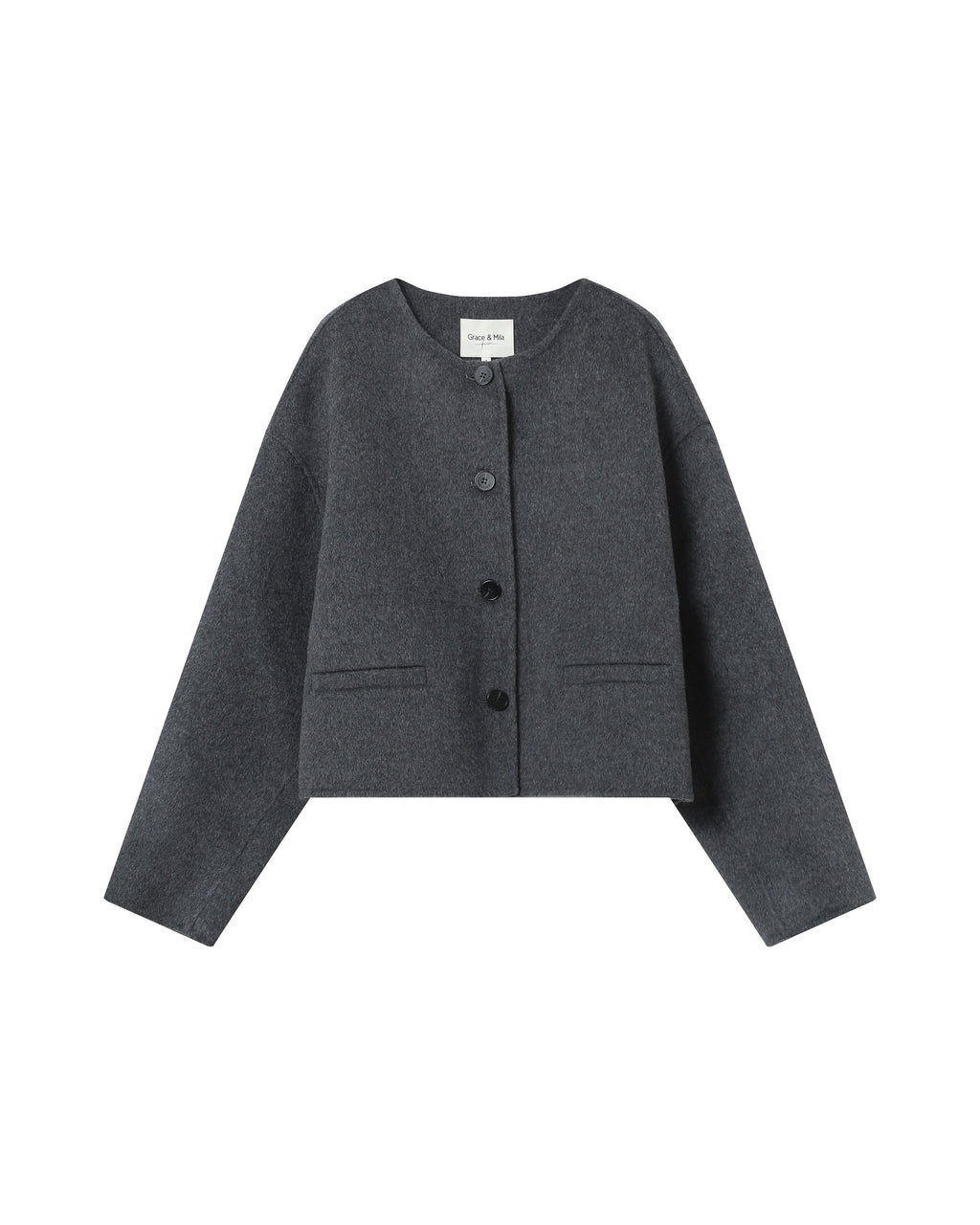 Veste Boxy Anthracite Stomy