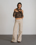 Top Carmela - Chocolat