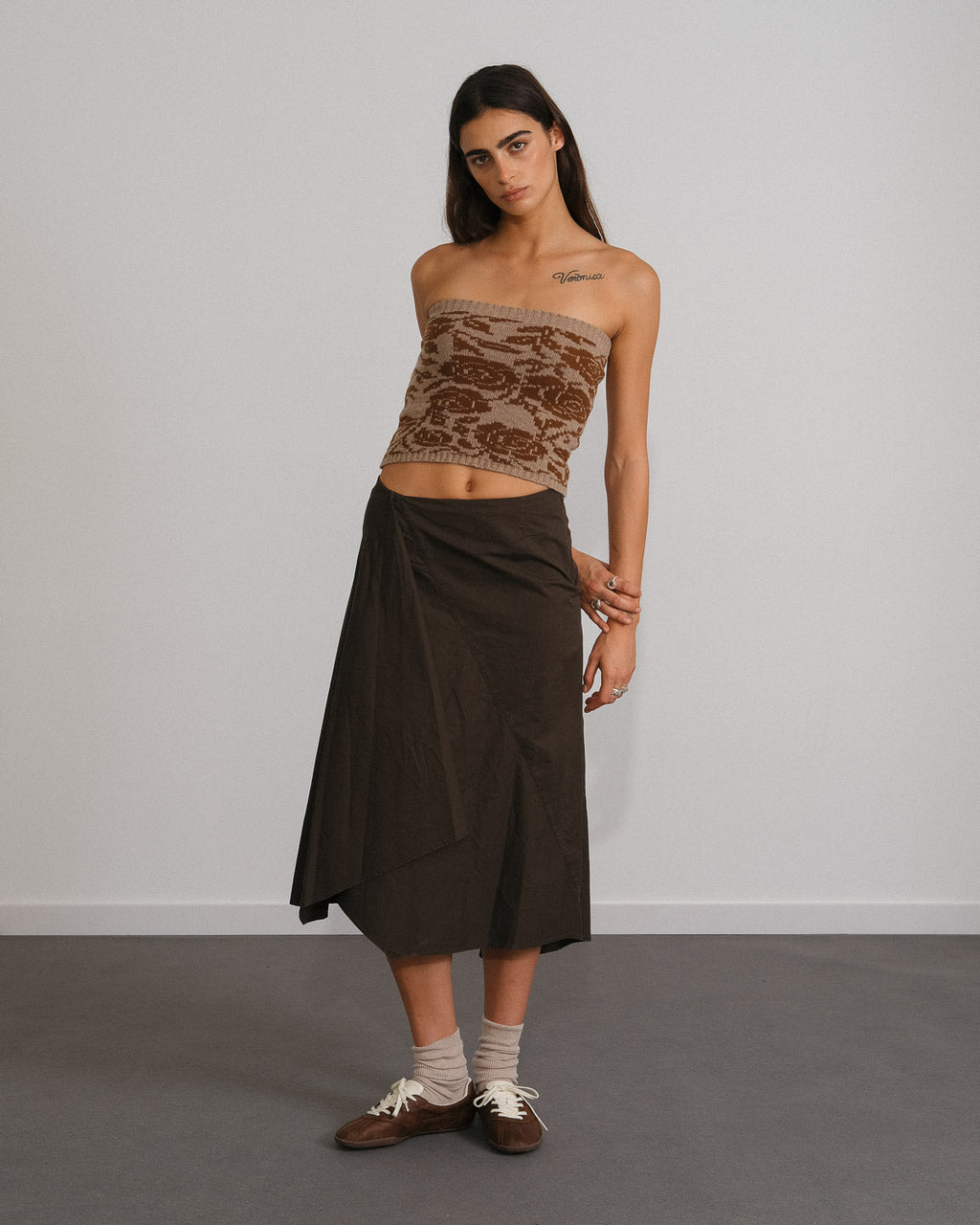 Top Carmela - Marron