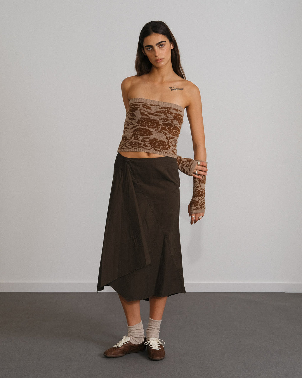 Top Carmela - Marron