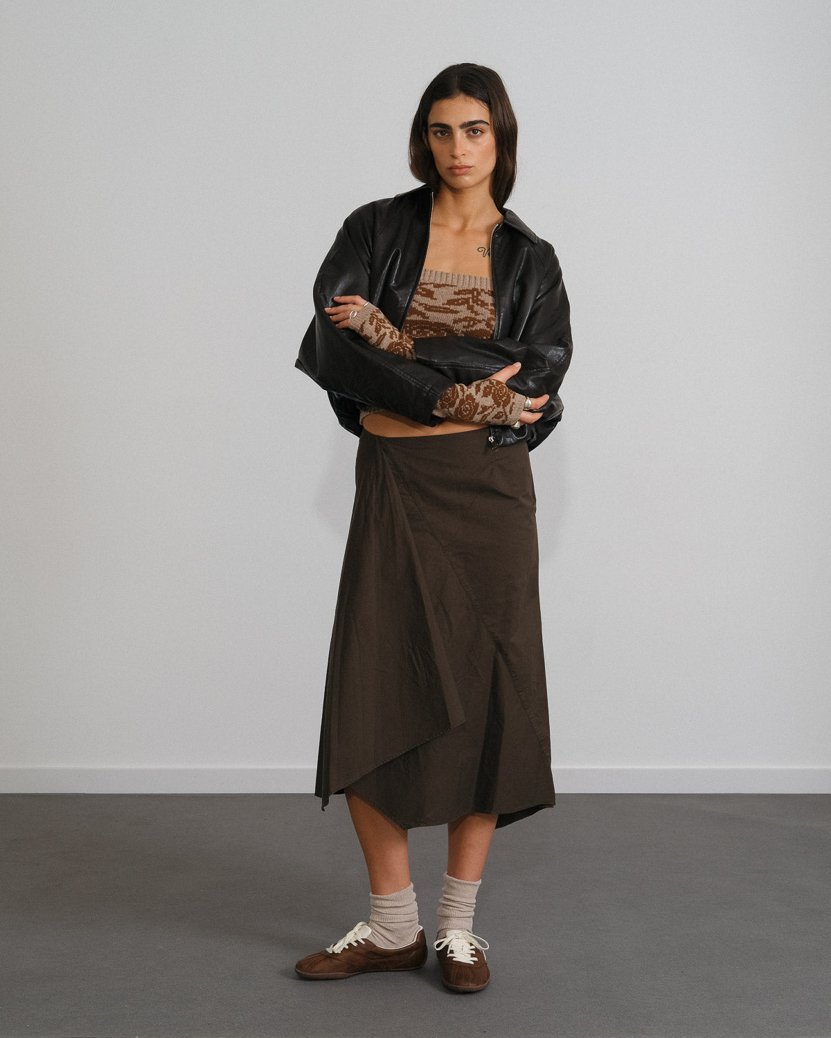 Top Carmela - Marron