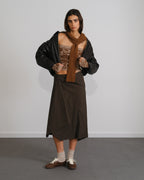 Écharpe Amaia Skinny - Marron