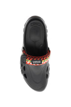 Lanvin - Mules Lanvin Rubber Clogs With Multicolored Strap