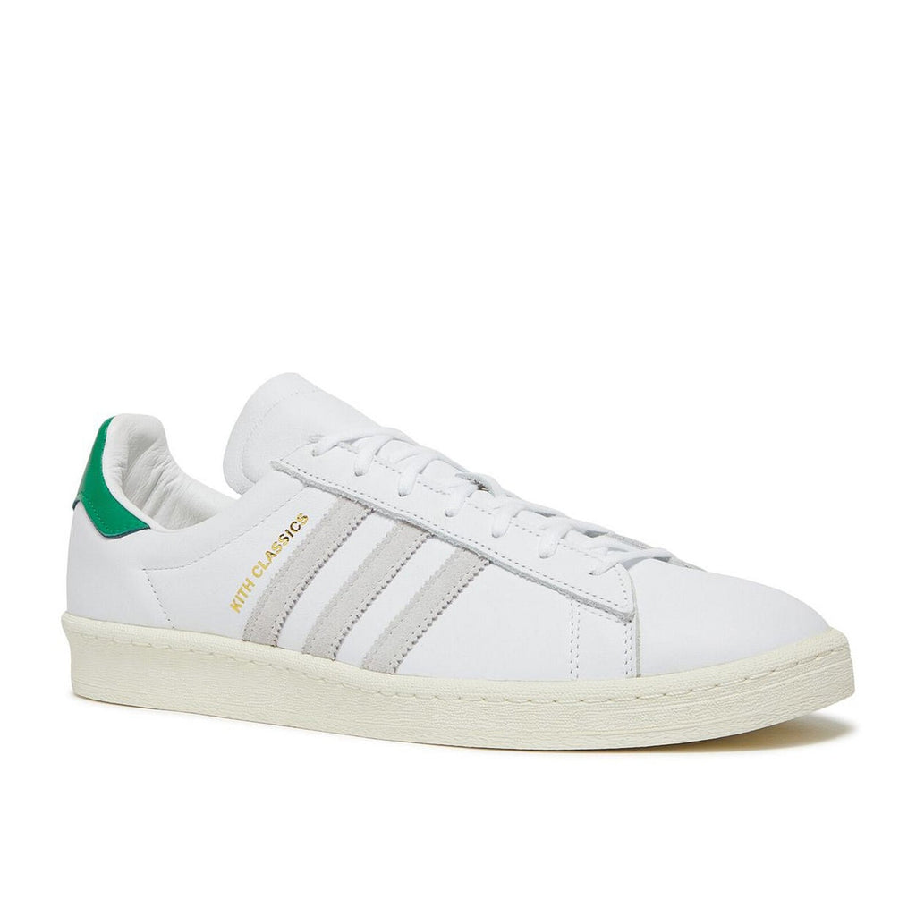 Adidas Campus 80S Kith Classics White Green - Blanc