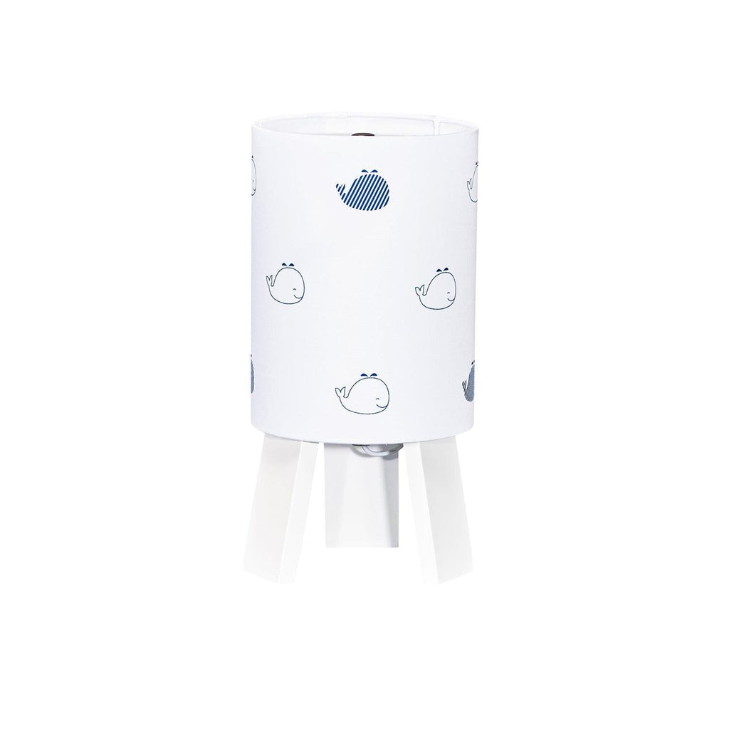 Lampe De Chevet En Coton Blanc