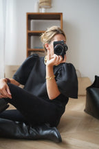 Blouse Poudre- Full Black