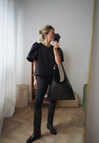 Blouse Poudre- Full Black