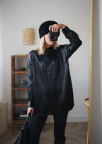 Chemise Ligne - Satin Black