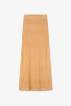Jupe Lurex Maille Cuivre