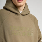 Hoodie Essentials Wood - Marron - Mixte