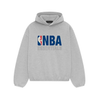 Hoodie Essentials Nba Light Heather - Gris - Mixte