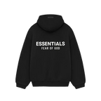 Hoodie Essentials Fleece Black - Noir - Mixte