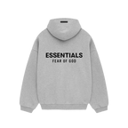 Hoodie Essentials Fleece Light Heather Gray - Gris - Mixte