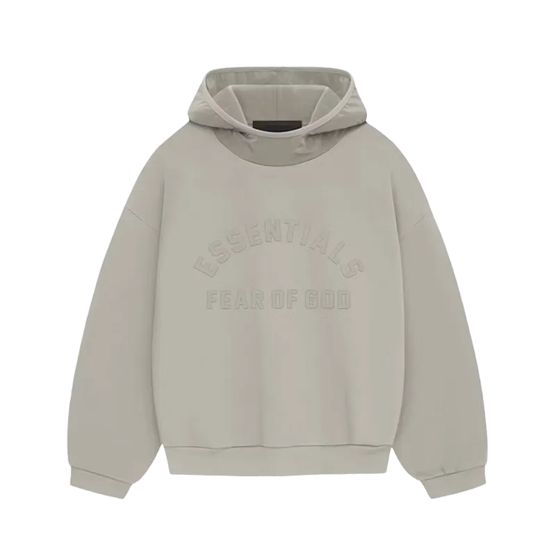 Hoodie Essentials Nylon Fleece Seal - Gris - Mixte