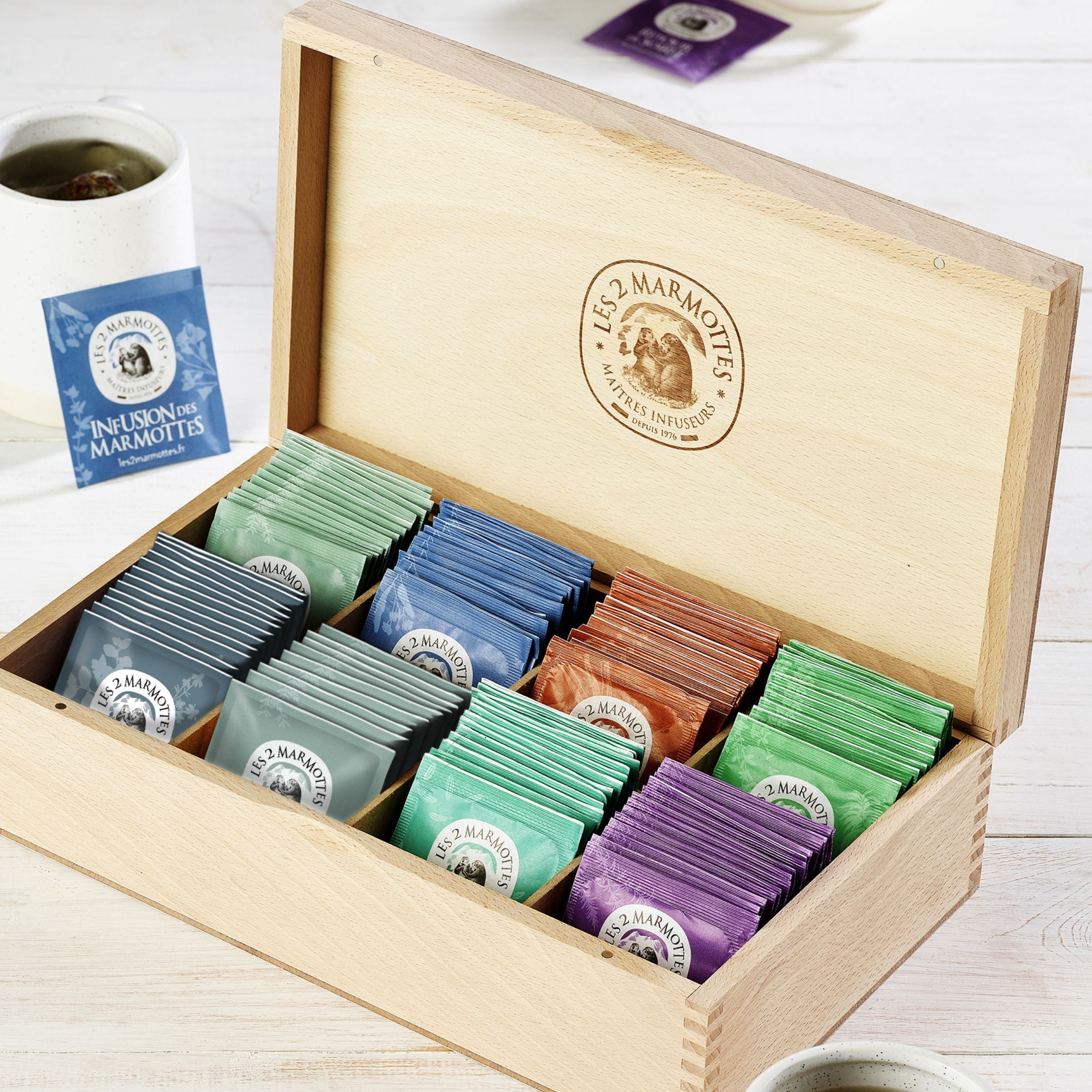 Coffret Prestige Bois Du Jura Sélection Infusions - 120 Sachets