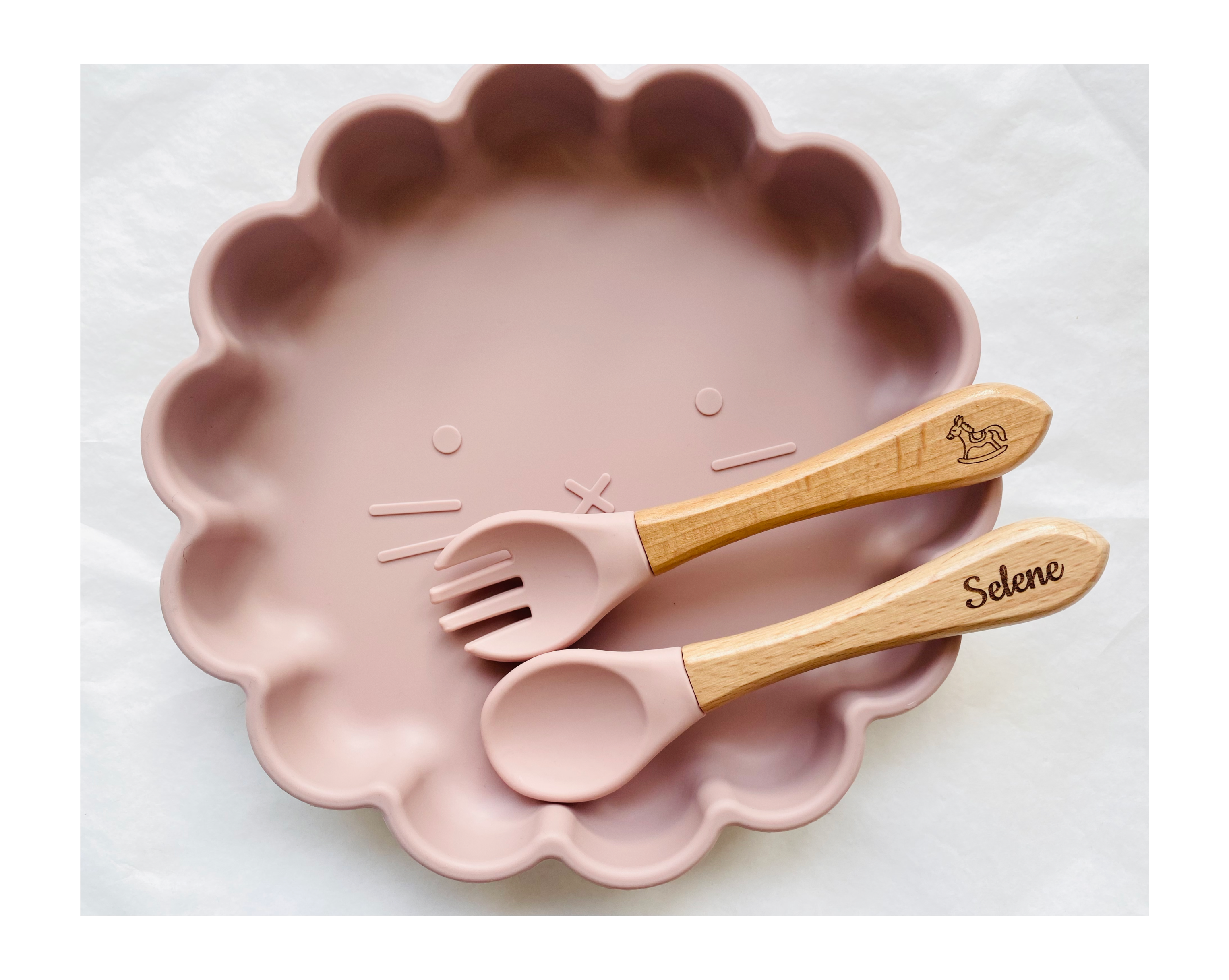 Gaston L’Assiette Lion (Personnalisable)