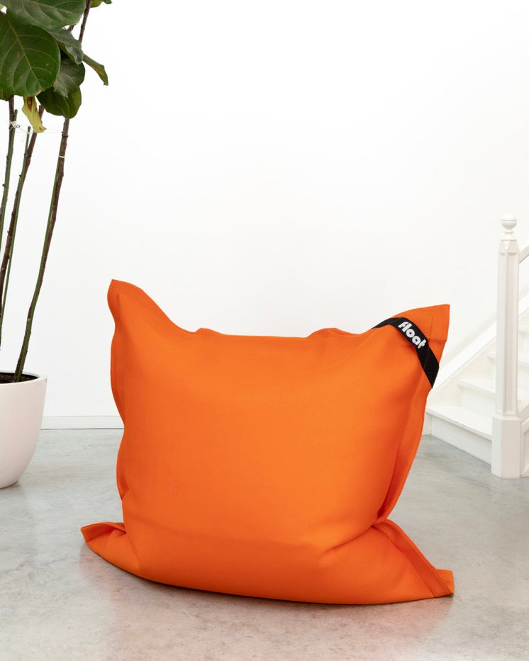 Pouf Flottant Beanbag Piscine - 130x130cm - Orange