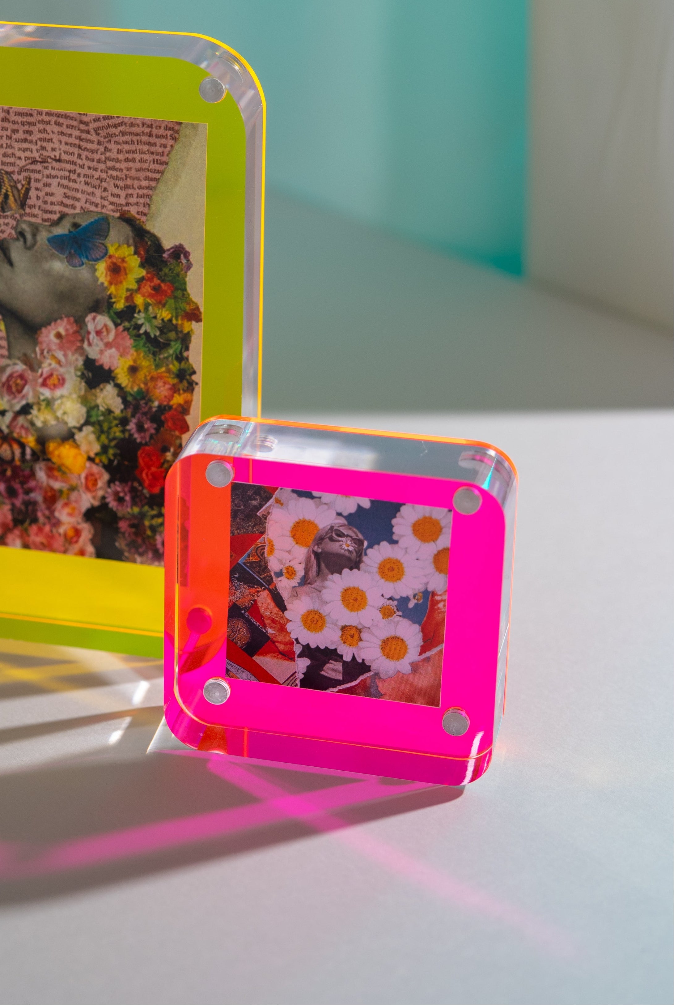 Tokyo - Cadre Avec Fermeture Magnétique - Rose - PVC