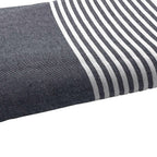 Fouta Xxl Rayée - Noir