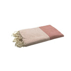 Fouta Nid D'Abeille - Rose Poudré