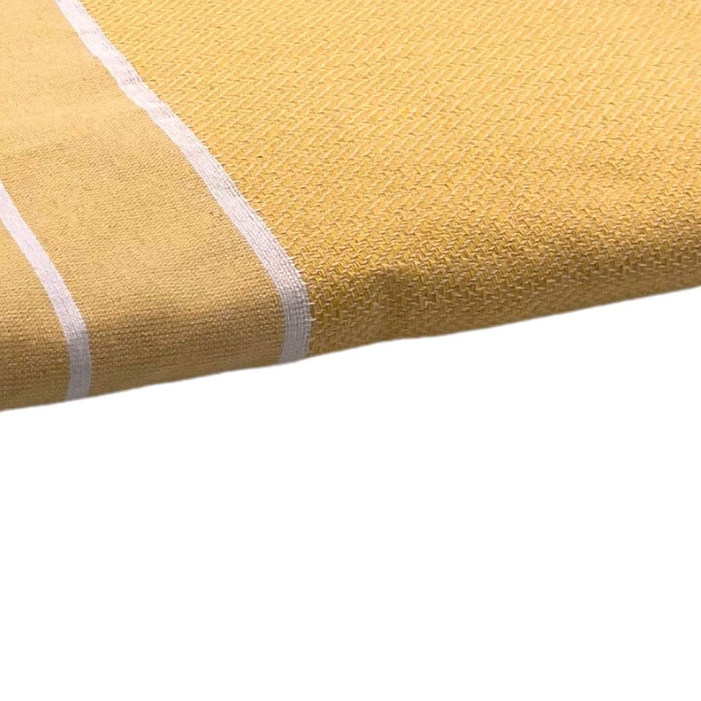 Fouta Chevrons - Jaune Moutarde