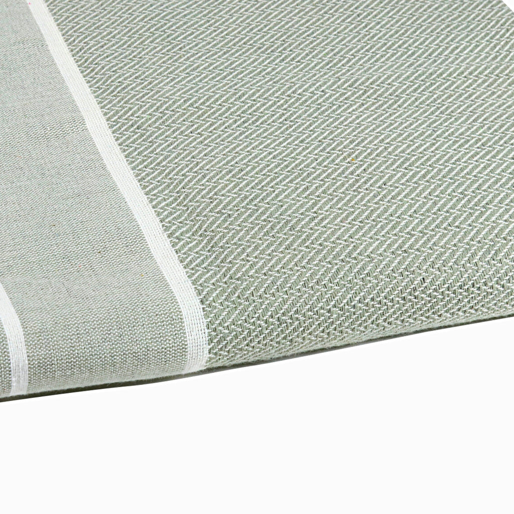 Fouta Chevrons - Vert Olive