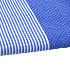 Fouta Nid D'Abeille - Bleu Océan