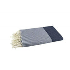 Fouta Nid D'Abeille - Bleu Marine