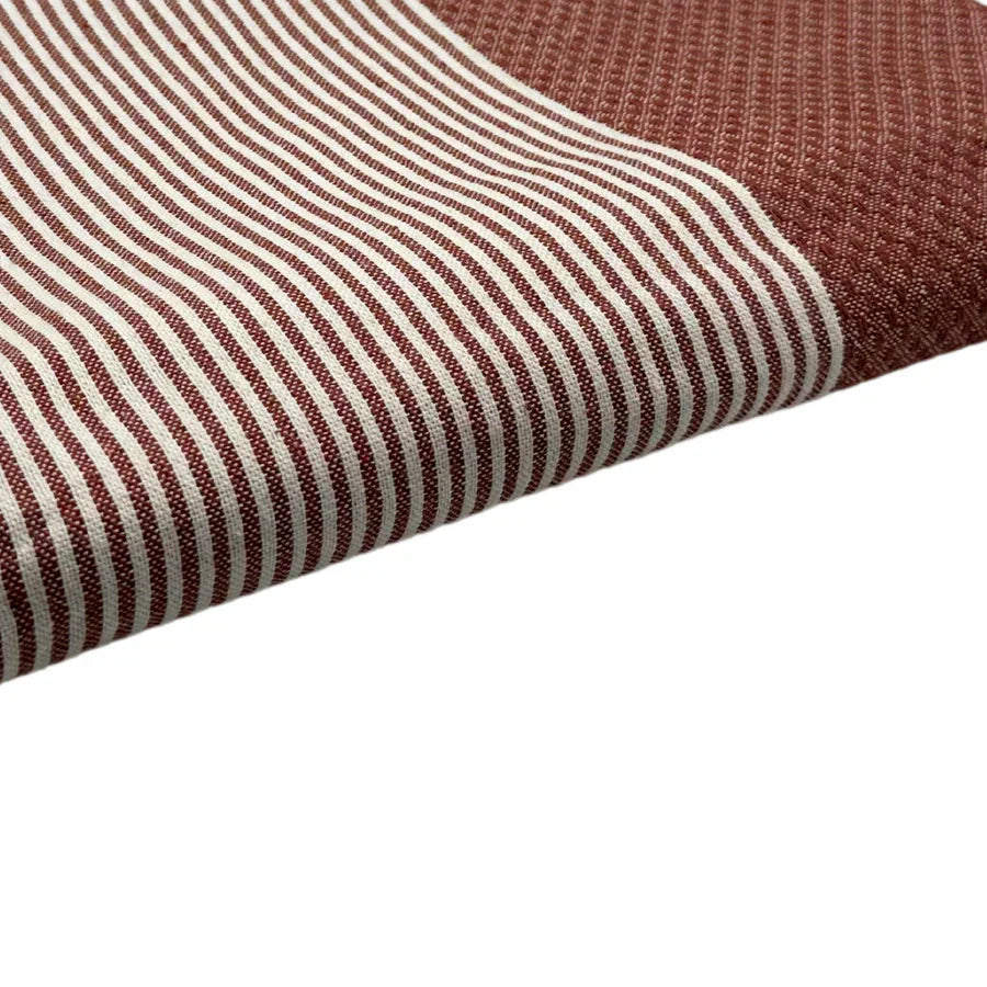 Fouta Nid D'Abeille - Terracotta