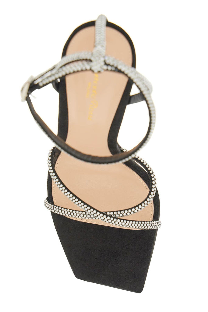Gianvito Rossi - Sandales Gianvito Rossi Suede Sandals With Rhinestones