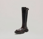 Bottines Gao Pierced Knee - Brown