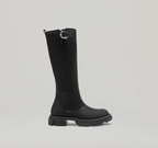 Bottines Gao Pierced Knee - Black