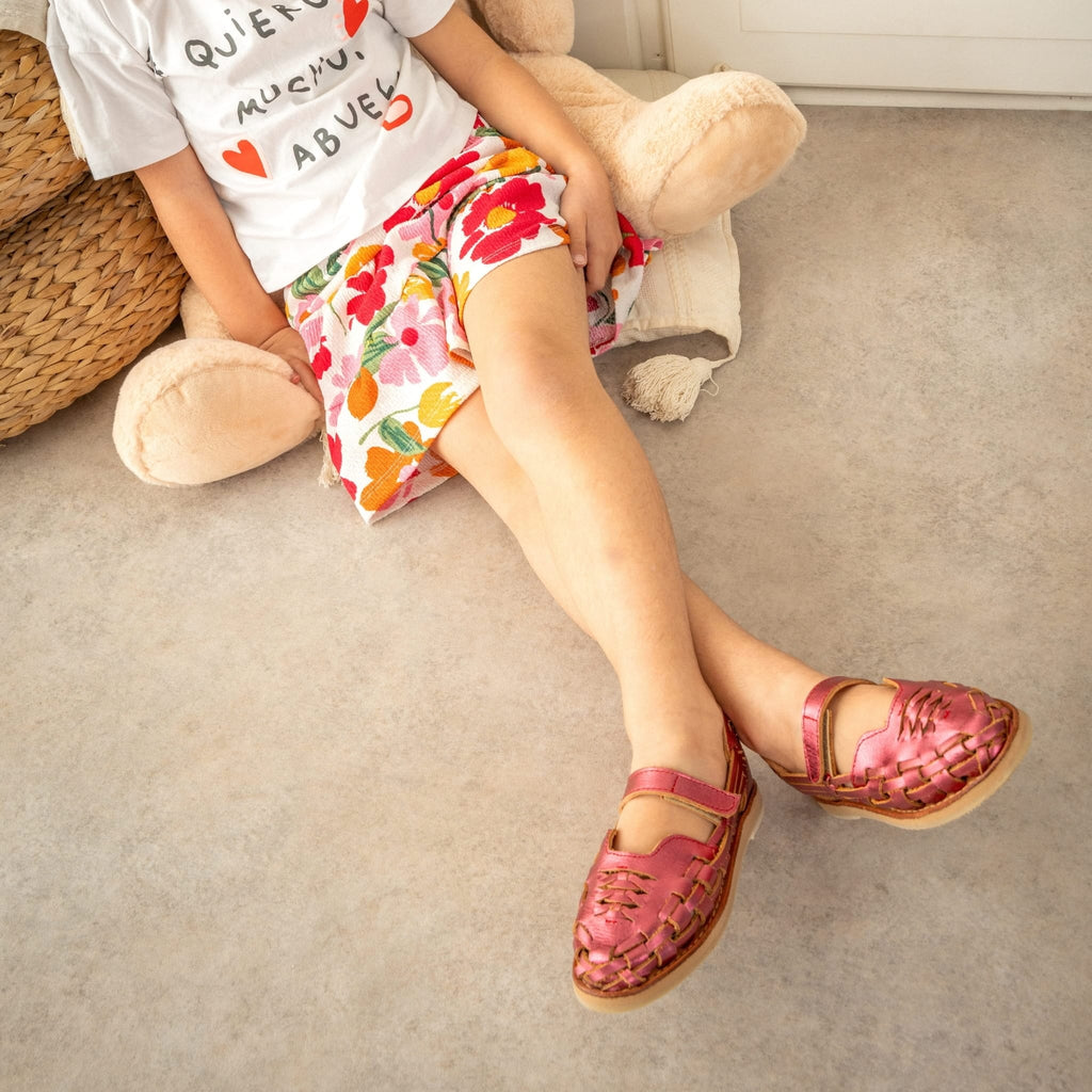 Huaraches Gabriella - Rose Flashy