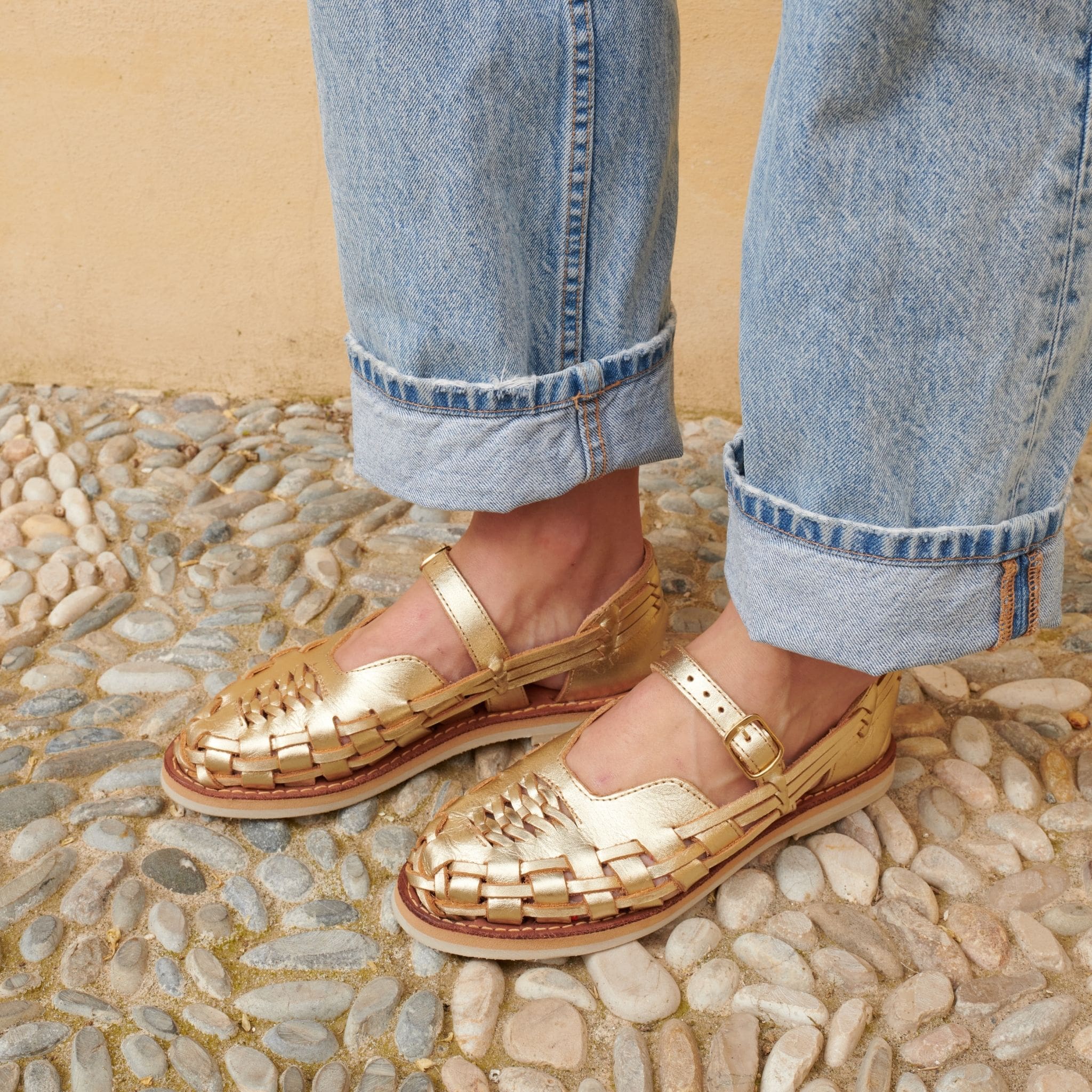 Huaraches Gaby - Champagne