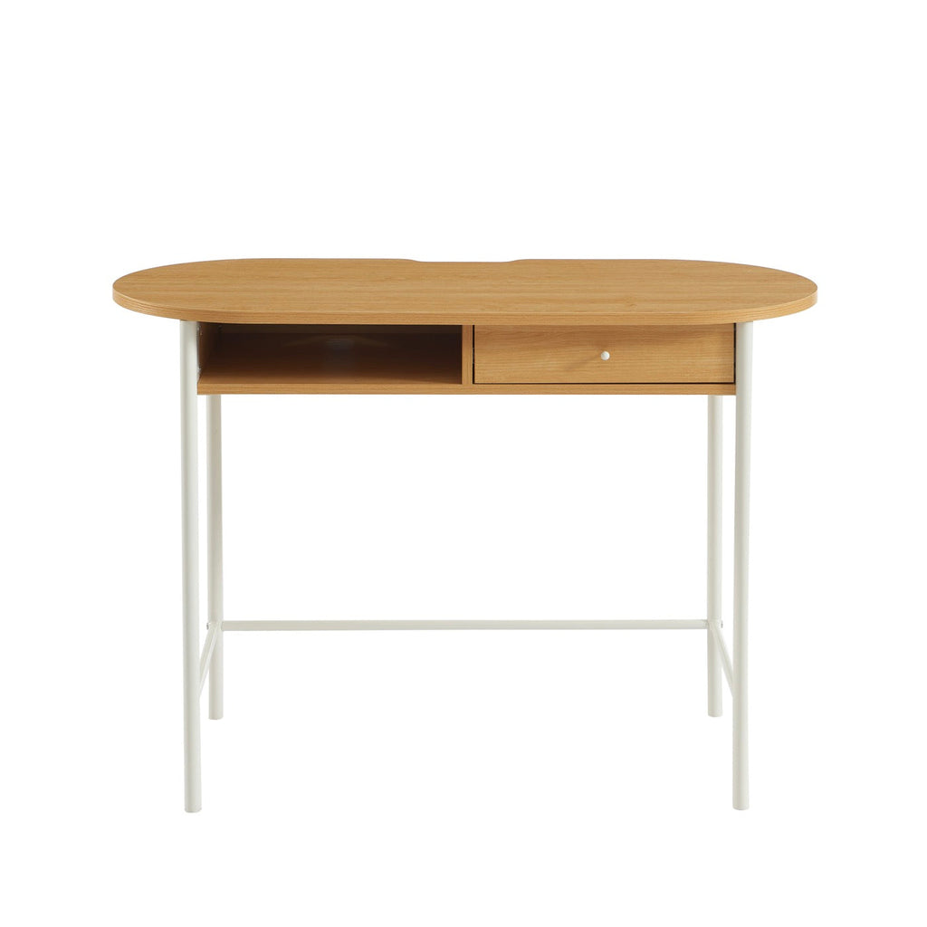 Gaia - Bureau - Effet Chêne Et Blanc