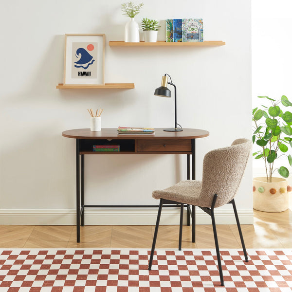 Gaia - Bureau - Effet Noyer Et Noir