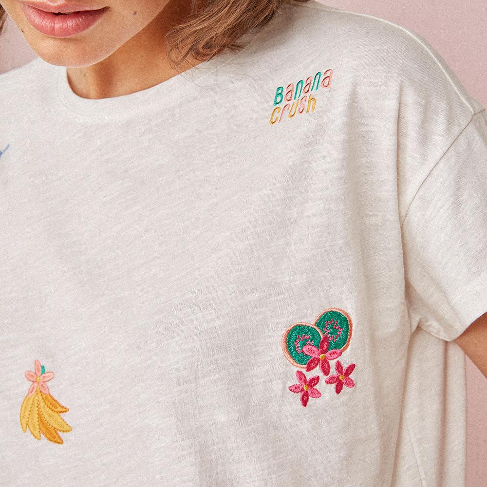 Tee Shirt Gaia - Creme
