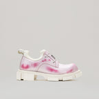 Derbies Gao Metal Logo Plate - White/Pink