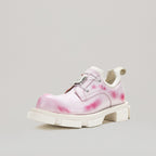 Derbies Gao Metal Logo Plate - White/Pink