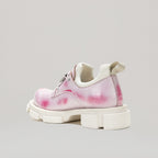 Derbies Gao Metal Logo Plate - White/Pink