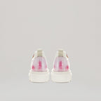 Derbies Gao Metal Logo Plate - White/Pink