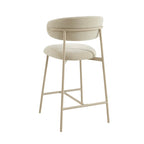 Gally - Lot De 2 Tabourets - Tissu Beige