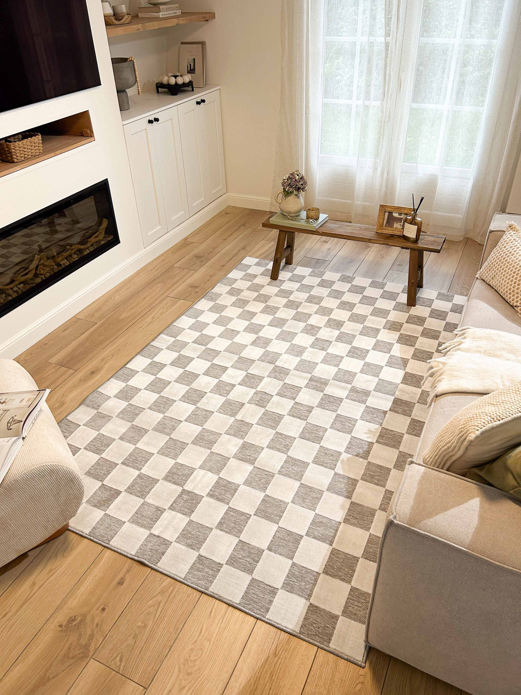 Garden - Tapis D'Intérieur - Polypropylène - Gris