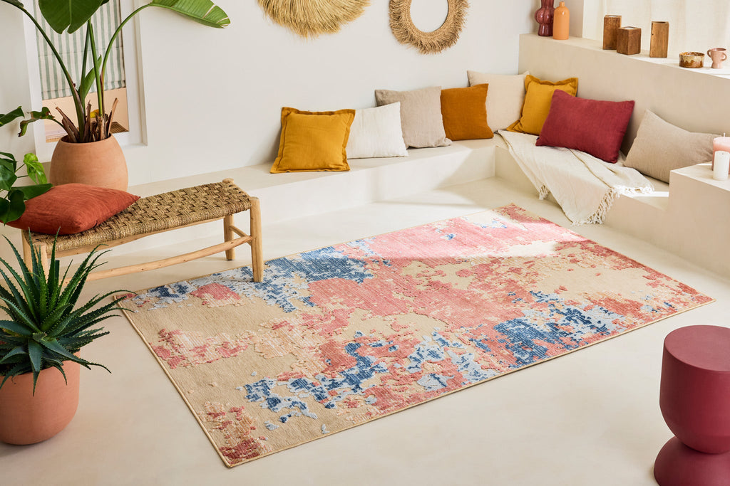 Tapis Garden 1301 - Motif Abstrait - Beige - Intérieur