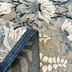 Tapis Garden 475 - Motif Abstrait - Bleu - Intérieur